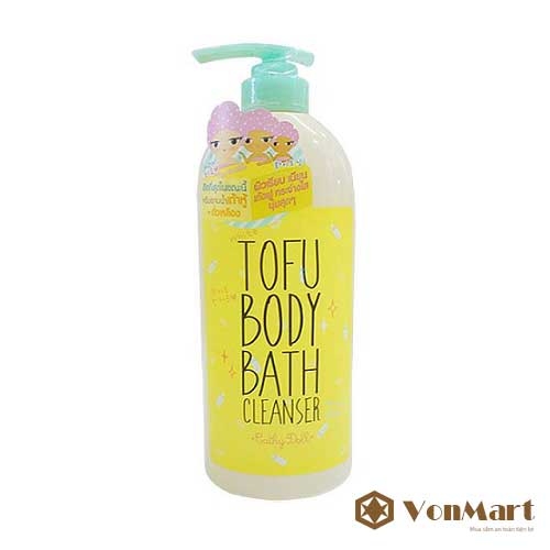 Sữa tắm Tofu Body Bath Cleanser Cathy Doll, da sạch sâu, trắng mềm mịn từ tinh chất đậu hũ