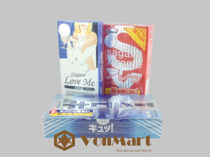 Bao cao su Sagami có mấy loại, các loại bao cao su Sagami giá rẻ