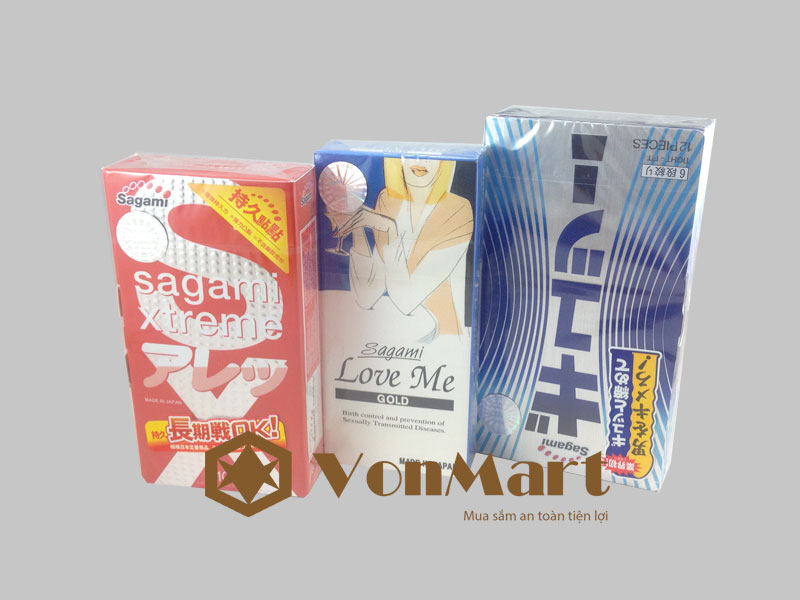 Bao cao su Sagami có mấy loại, các loại bao cao su Sagami giá rẻ