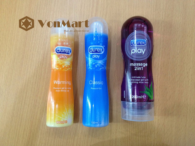 Bảng giá gel bôi trơn Durex, giá của các loại gel Durex chính hãng