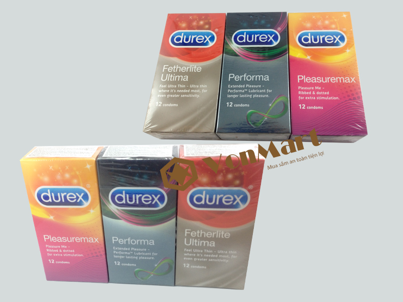 Kích cỡ bao cao su Durex, bao cao su Durex có size bao nhiêu