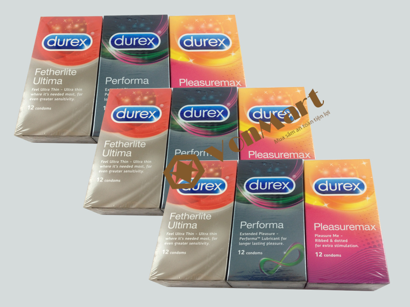 Bao cao su Durex bao nhiêu 1 hộp, giá bao cao su Durex hộp 12 chiếc