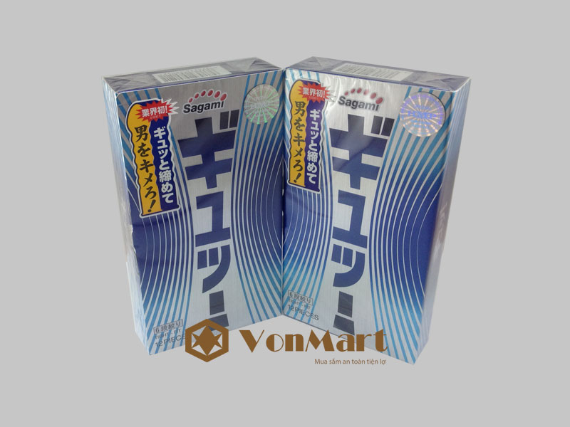 Bao cao su Sagami - 6 lần lượn sóng, thiết kế thông minh, kích thích