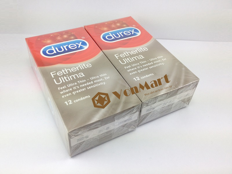 Bao cao su Durex mỏng, bao cao su loại mỏng Durex Fetherlite Ultima