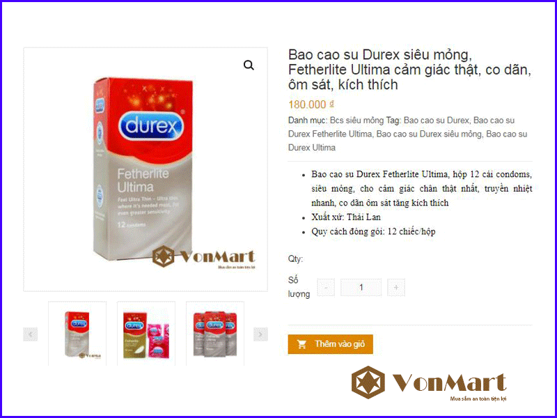Giá bán bao cao su Durex, giá sỉ, giá bán lẻ 1 hộp bao cao su Durex
