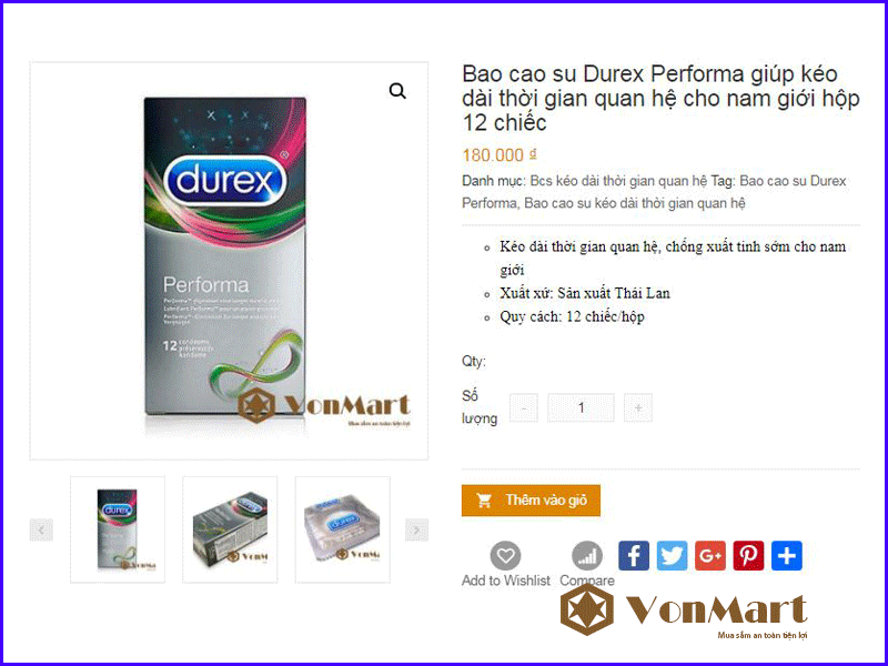 Giá bán bao cao su Durex, giá sỉ, giá bán lẻ 1 hộp bao cao su Durex