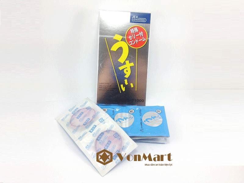 Bao cao su Jex condoms 1000, bán ở đâu giá rẻ, tính năng nổi bật