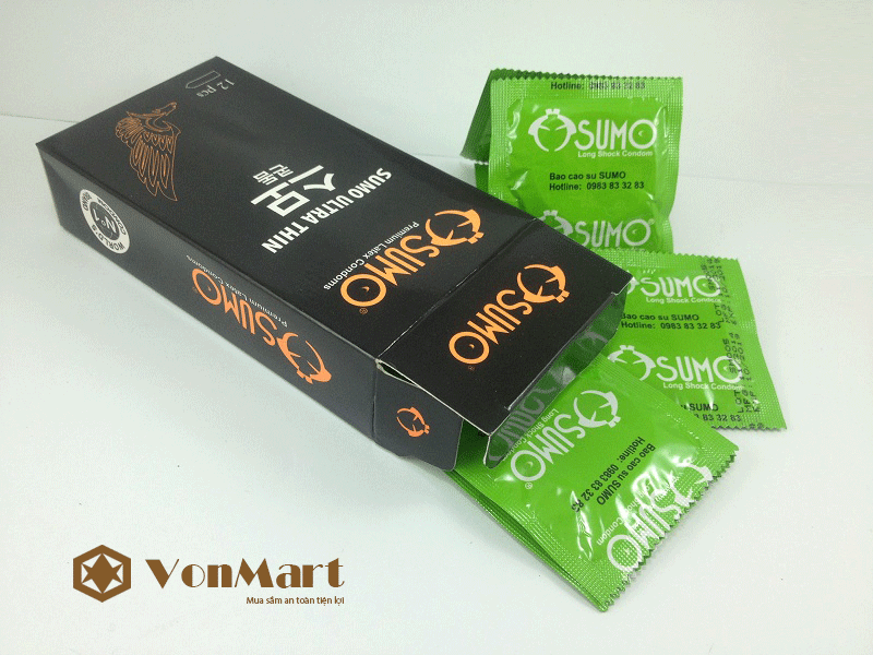 Bán bao cao su Sumo mỏng, địa chỉ bán bao cao su Sumo mỏng uy tín