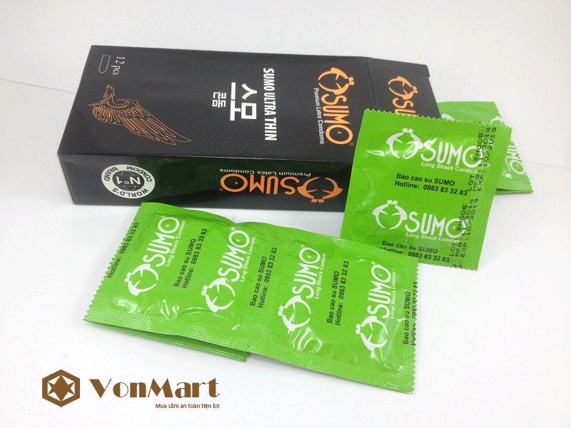 Bán bao cao su Sumo mỏng, địa chỉ bán bao cao su Sumo mỏng uy tín