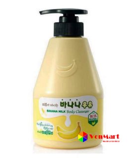 Sữa tắm chuối Banana Milk Body Cleanser, hương thơm dịu nhẹ từ thiên nhiên