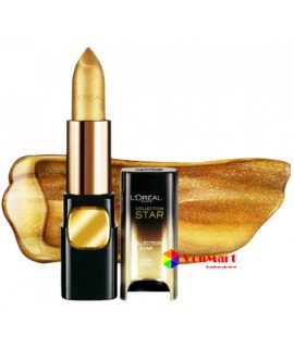 Son L'oreal 24k Gold, sản phẩm có chứa tinh chất vàng 24K cho đôi môi lấp lánh ánh kim