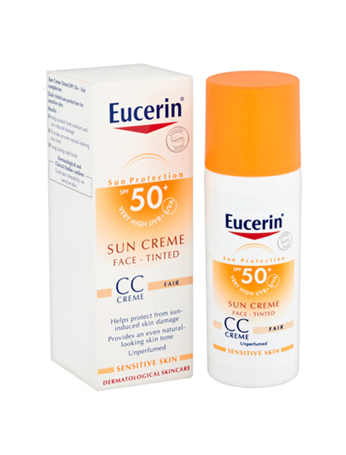 Kem chống nắng trang điểm Eucerin Sun Face Tinted CC Cream SPF 50